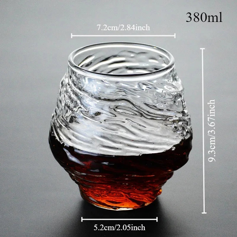 Elegant Japan Glacier Whiskey Glass – Perfect Gift with Wooden Box