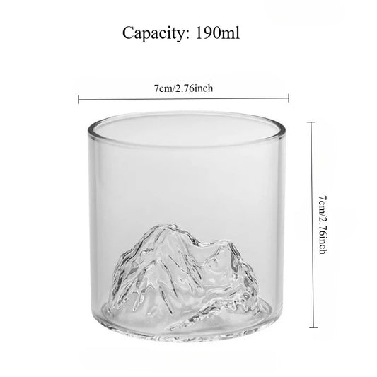 Elegant Japan Glacier Whiskey Glass – Perfect Gift with Wooden Box